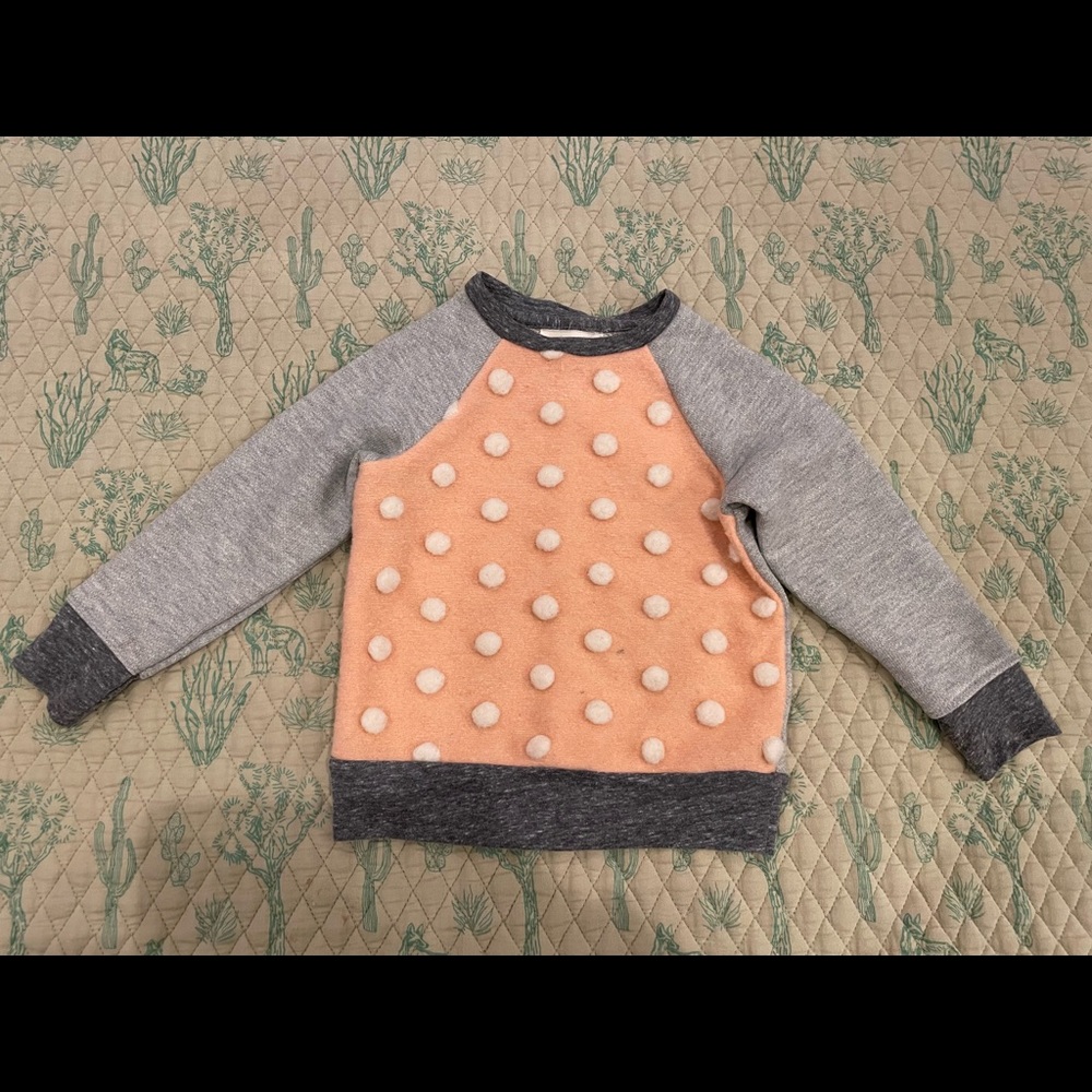 Miki Miette Pom Pom toddler sweater